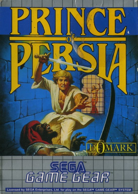 Prince of Persia box art for Sega Game Gear